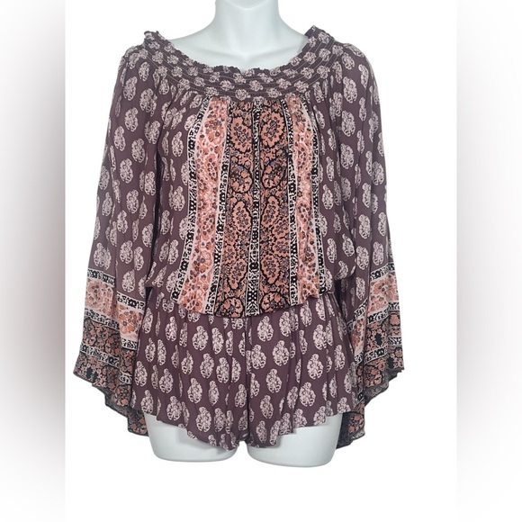 Surf Gypsy Bohemian Jumpsuit - Purple and Pink - Picture 1 of 7